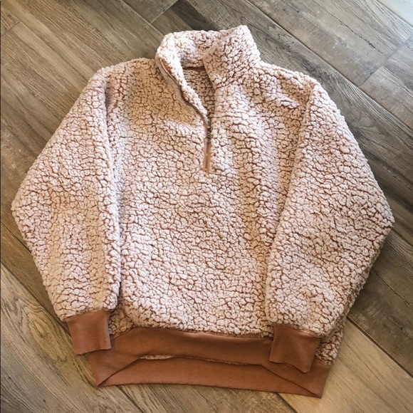 express sherpa pullover